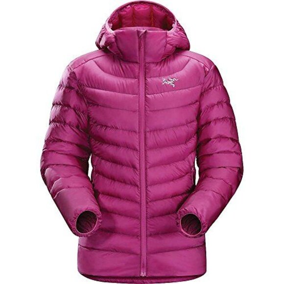 Arc'teryx Cerium Puffer Jacket LT Hoody in Violet Wine Sz Lg - Picture 1 of 9